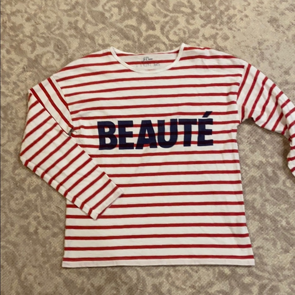 J crew Beaute striped top